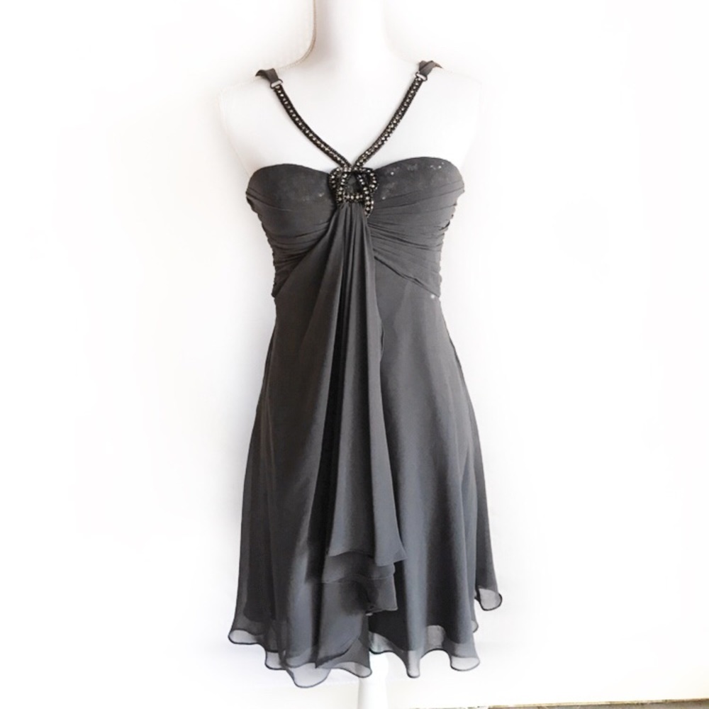 CACHE GREY FORMAL DRESS